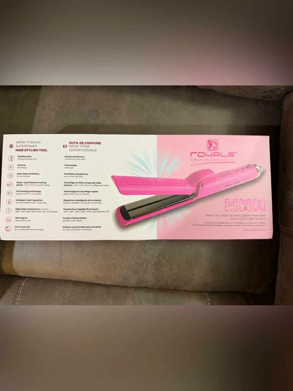 Sweet Lollipop Pink Hair Styling Tool by Royale